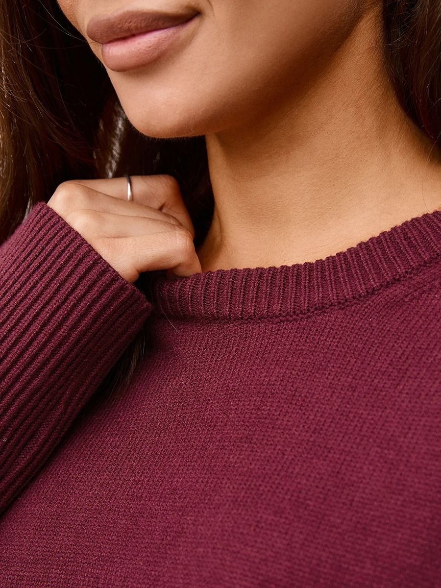 Cozy Oversized Womens Sweater Knitted Winter Pullover 2