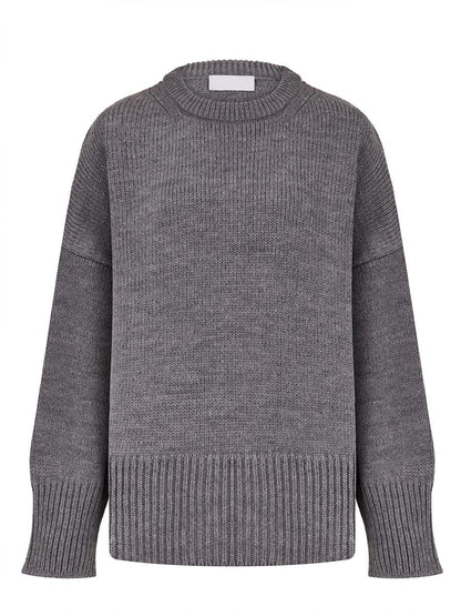 Cozy Oversized Womens Sweater Knitted Winter Pullover 9
