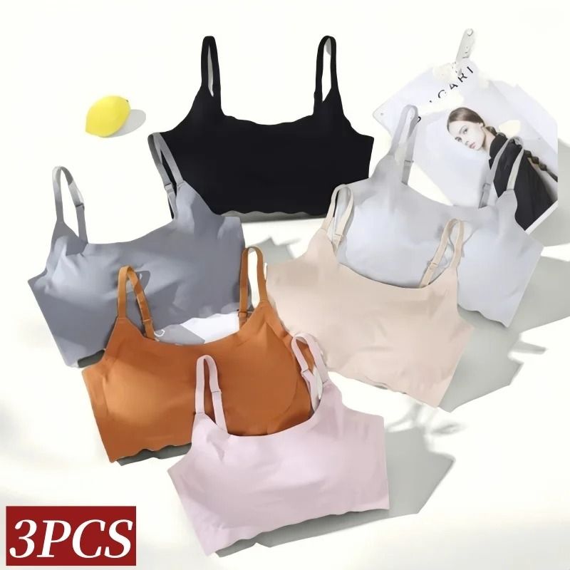 Seamless Push Up Bra Set For Women 3 Piece Pack 1