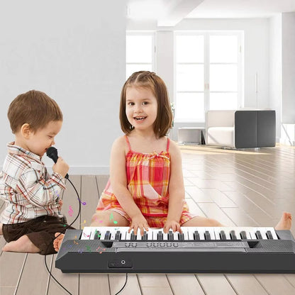 37 Keys Kids Electronic Piano Keyboard With Microphone  Educational Musical Toy For Boys And Girls 3