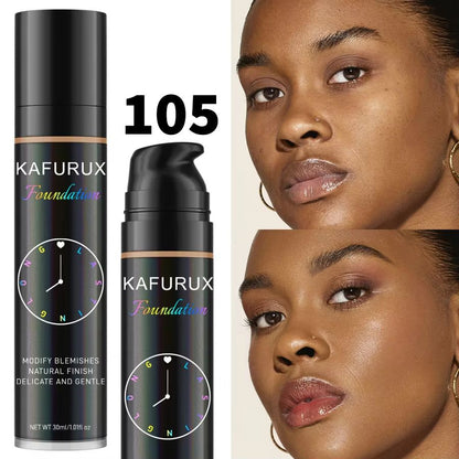 8Color Liquid Foundation  Waterproof Korean Makeup Base With Full Coverage Concealer 10