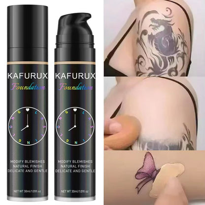 8Color Liquid Foundation  Waterproof Korean Makeup Base With Full Coverage Concealer 3