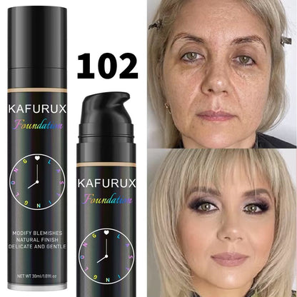 8Color Liquid Foundation  Waterproof Korean Makeup Base With Full Coverage Concealer 7