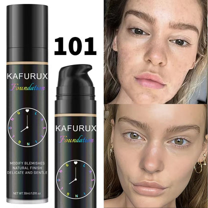 8Color Liquid Foundation  Waterproof Korean Makeup Base With Full Coverage Concealer 6