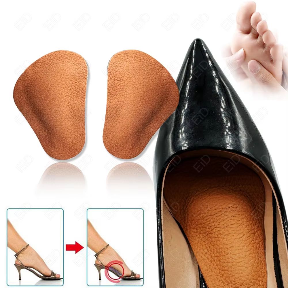 Orthotic Leather Arch Support Insoles  Flat Foot Corrector  Cushion Inserts For Men And Women 1