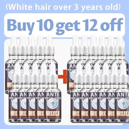 Natural Gray Hair Restoring Serum  White Hair Treatment To Revive Original Color In 7 Days 9