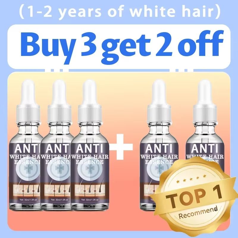 Natural Gray Hair Restoring Serum  White Hair Treatment To Revive Original Color In 7 Days 7