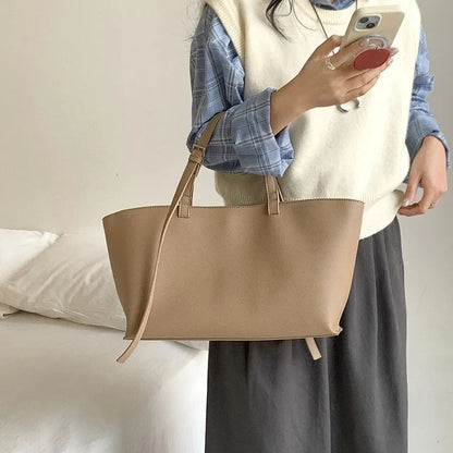 Elegant PU Leather Tote Bag For Women 9