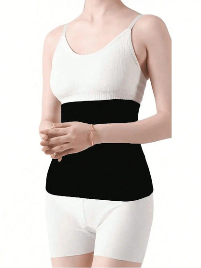 Womens Solid Color Knitted Stomach And Abdominal Belt 6
