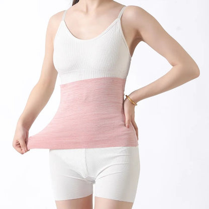 Womens Solid Color Knitted Stomach And Abdominal Belt 9