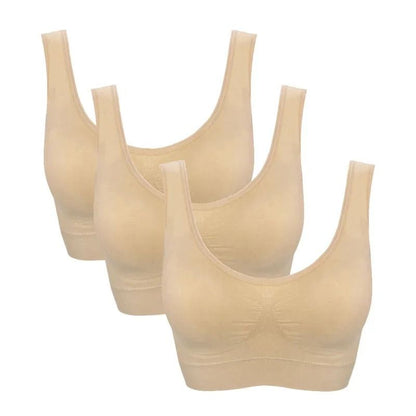 3Pcs Seamless Push Up Bra Set With Removable Pads 8