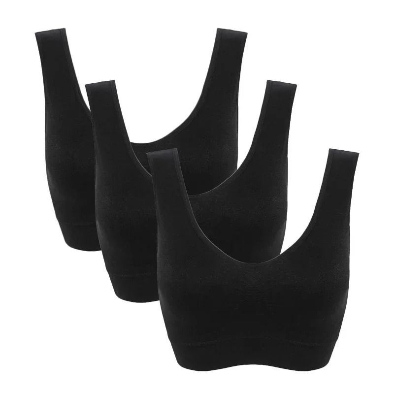 3Pcs Seamless Push Up Bra Set With Removable Pads 7