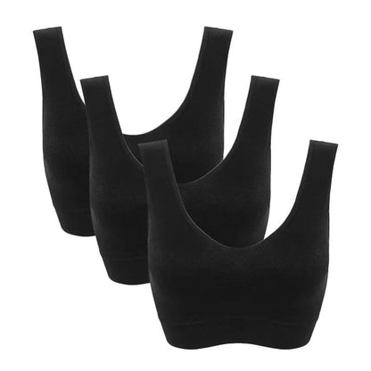3Pcs Seamless Push Up Bra Set With Removable Pads 7