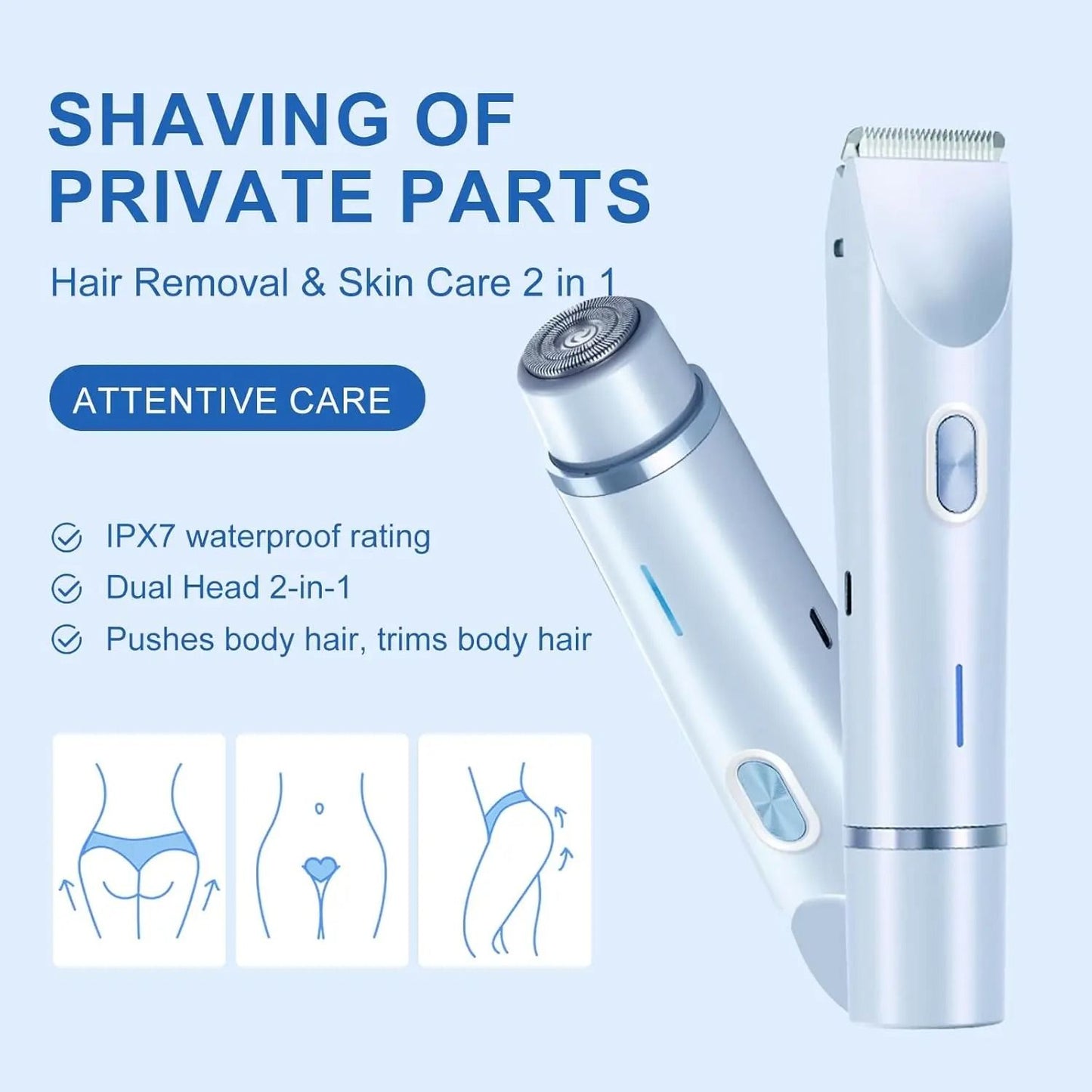 Painless Body Epilator Razor For Women 5
