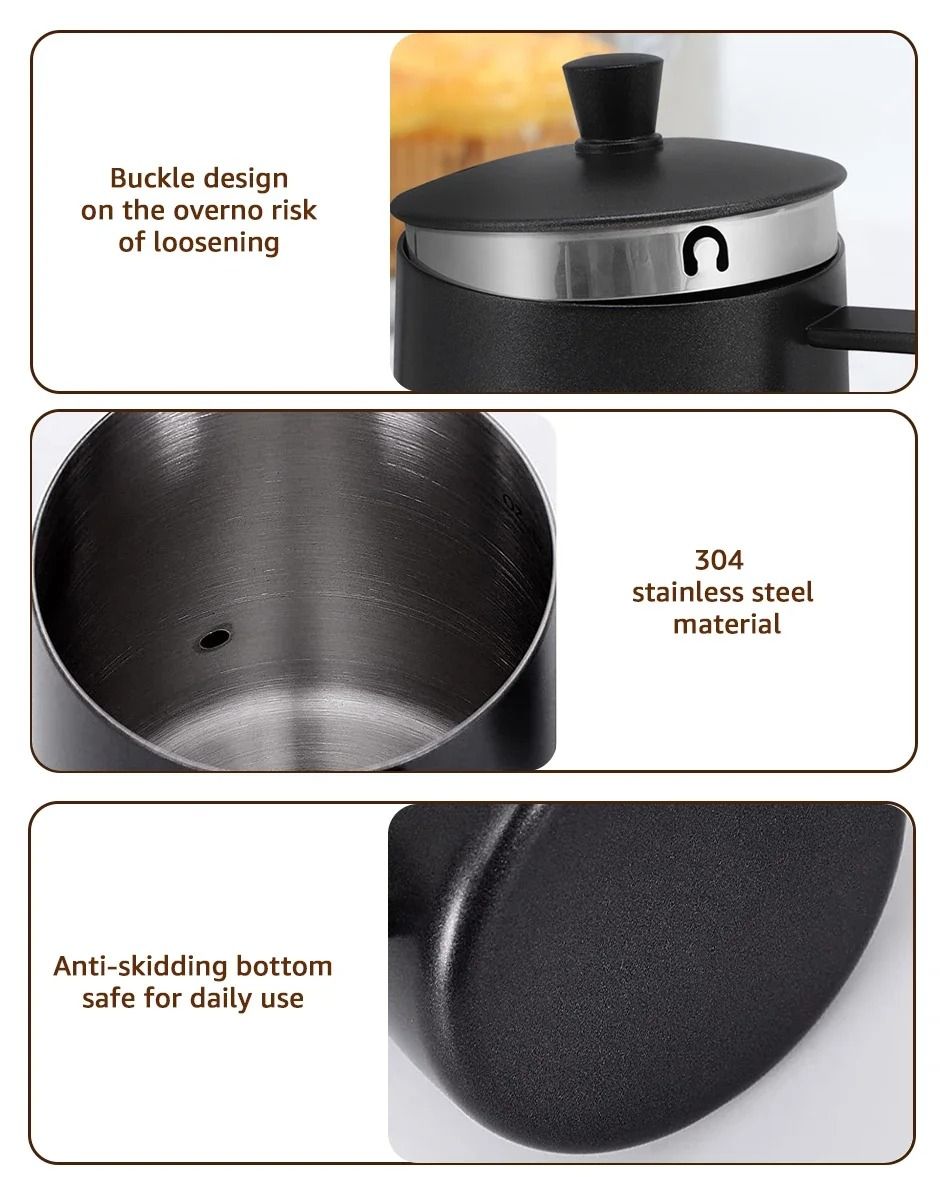 Stainless Steel Gooseneck Drip Kettle For Coffee And Tea 4
