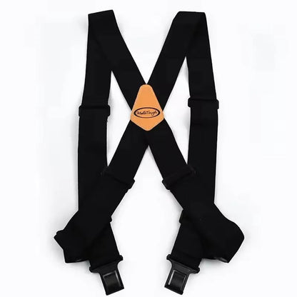 Smart Mens Suspenders Elastic X Type Wide Work Sport Braces 5
