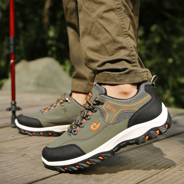 Lightweight Leather Casual Sneakers For Men Comfortable Walking Shoes 1