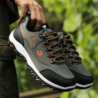 Lightweight Leather Casual Sneakers For Men Comfortable Walking Shoes 5