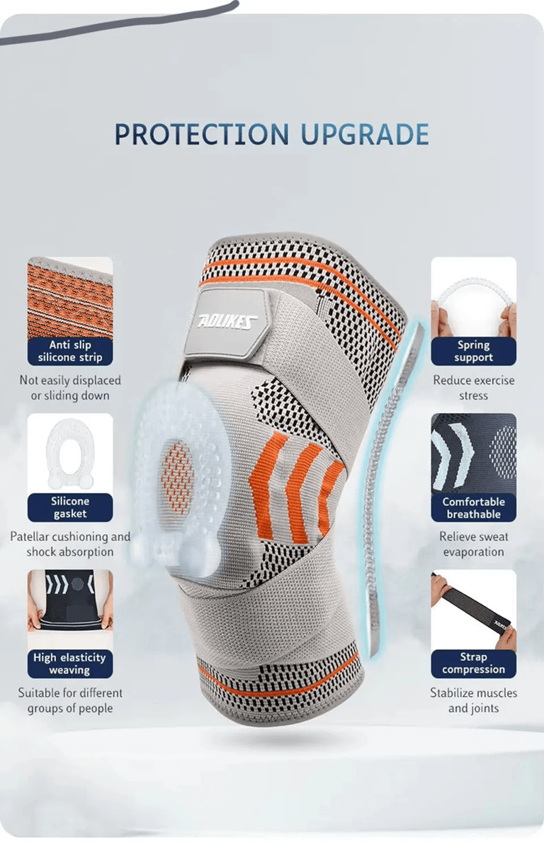 Aolikes Knee Brace Support Strap For Compression And Joint Pain Relief 2