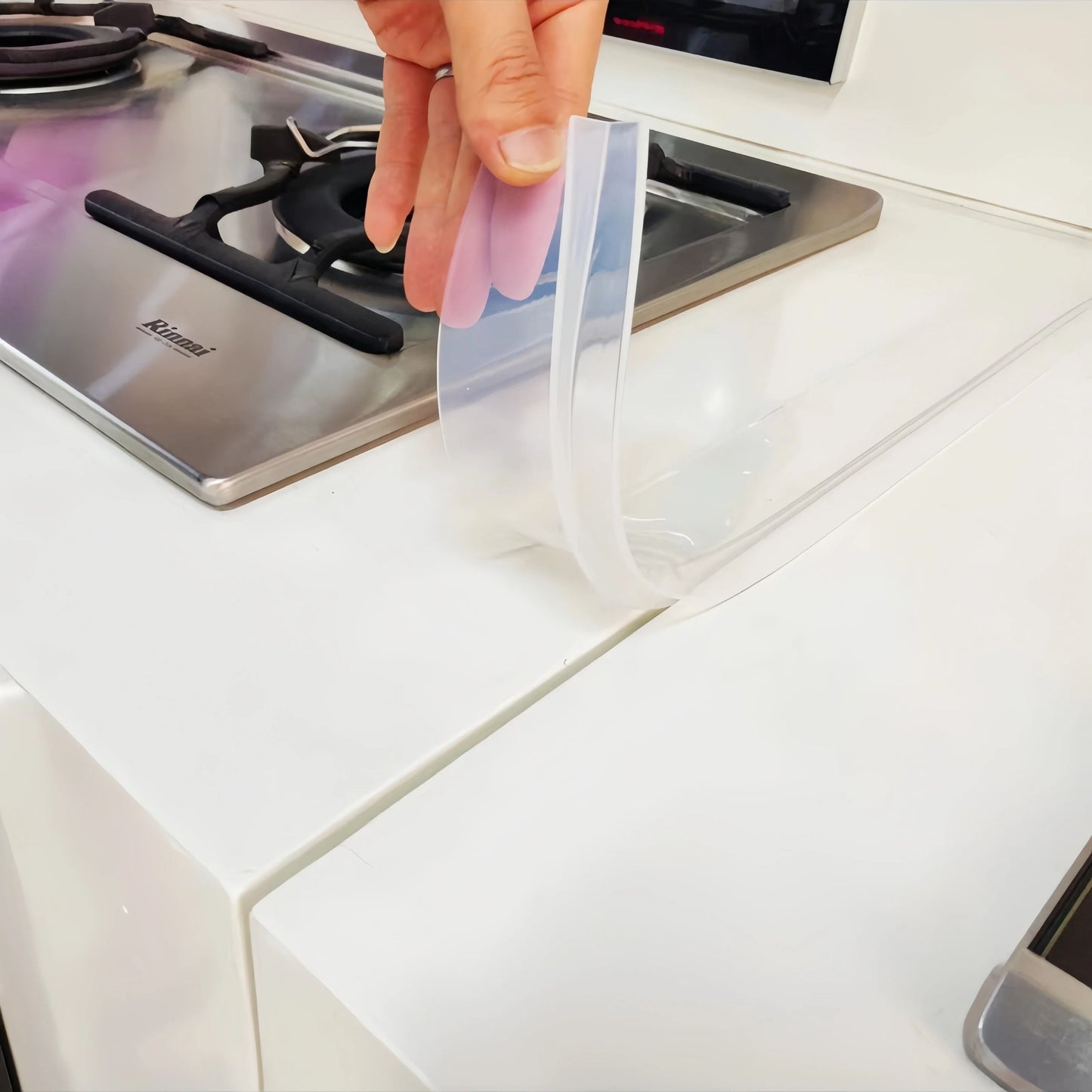Silicone Gap Seal Strip For Kitchen Stove Counter 8