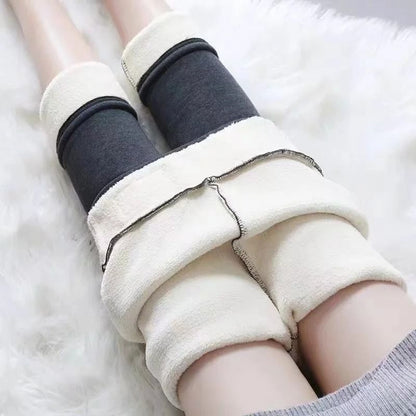 Ultra Soft High Waisted Velvet Leggings For Winter Warmth 3
