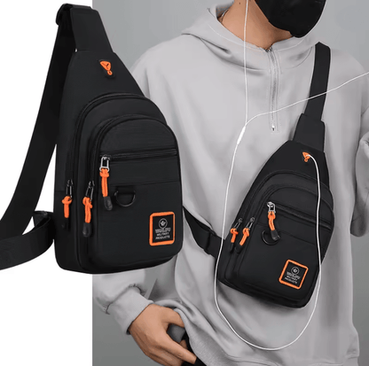 Mens Waterproof Crossbody Bag Outdoor Hiking And Travel Shoulder Pack 1