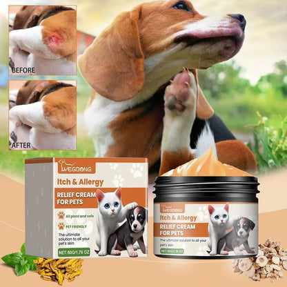Pet Anti Itch Skin Soothing Recovery Cream Herbal Nourishing Treatment