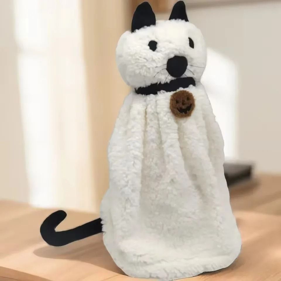 Gus The Ghost With Pumpkin Plush Toy Soft Stuffed Animal For Kids And Holiday Home Decor 3