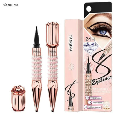 YANQINA Precision Liquid Eyeliner Pen Waterproof Long Lasting Black 1