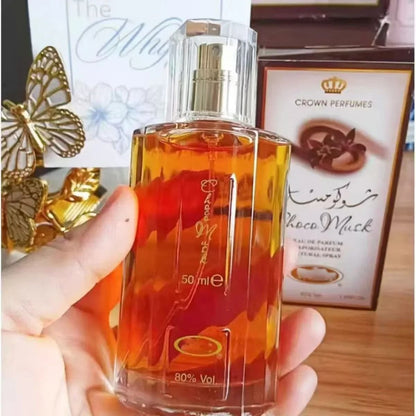Womens Chocolate Musk Rose Vanilla 50ml Arabian Cologne 4