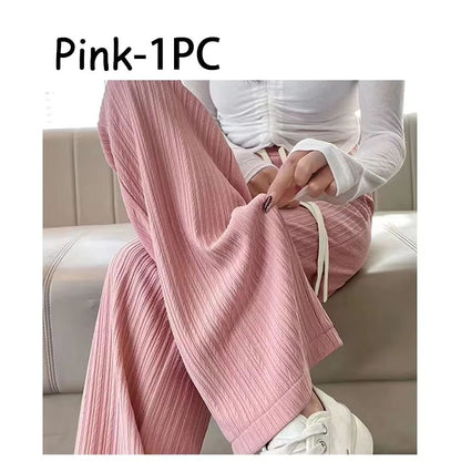 2025 HighWaist Bubble Cloud Puff Pants  Draped WideLeg  Narrow Straight Fit 11