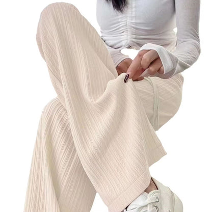 2025 HighWaist Bubble Cloud Puff Pants  Draped WideLeg  Narrow Straight Fit 5