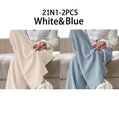 2025 HighWaist Bubble Cloud Puff Pants  Draped WideLeg  Narrow Straight Fit 14