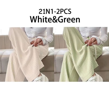 2025 HighWaist Bubble Cloud Puff Pants  Draped WideLeg  Narrow Straight Fit 15