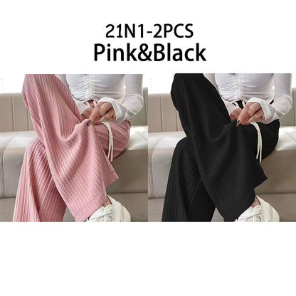 2025 HighWaist Bubble Cloud Puff Pants  Draped WideLeg  Narrow Straight Fit 16