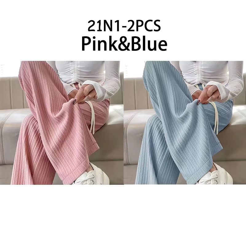 2025 HighWaist Bubble Cloud Puff Pants  Draped WideLeg  Narrow Straight Fit 17