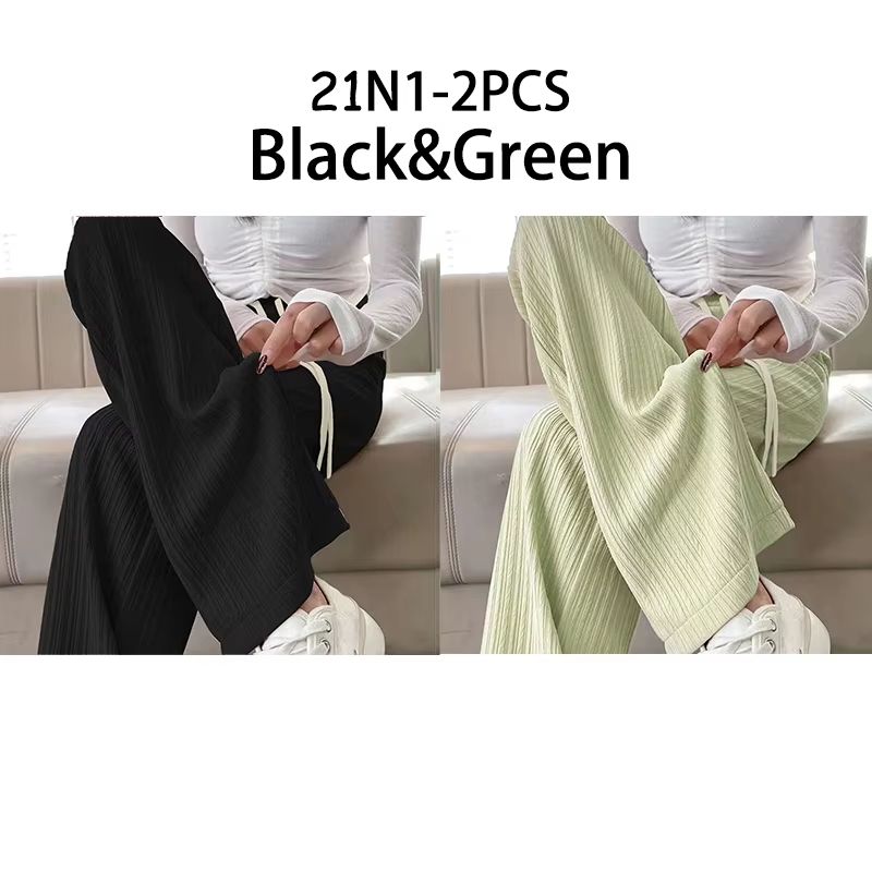 2025 HighWaist Bubble Cloud Puff Pants  Draped WideLeg  Narrow Straight Fit 18