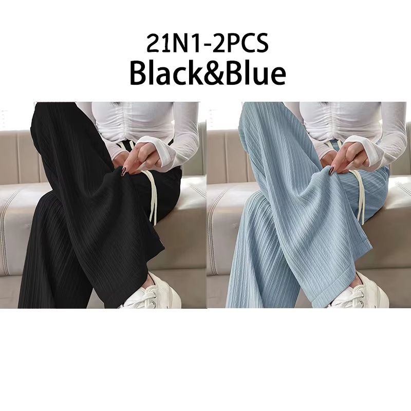 2025 HighWaist Bubble Cloud Puff Pants  Draped WideLeg  Narrow Straight Fit 19
