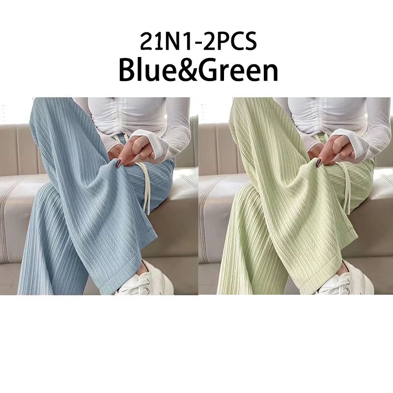 2025 HighWaist Bubble Cloud Puff Pants  Draped WideLeg  Narrow Straight Fit 20