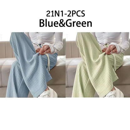 2025 HighWaist Bubble Cloud Puff Pants  Draped WideLeg  Narrow Straight Fit 20