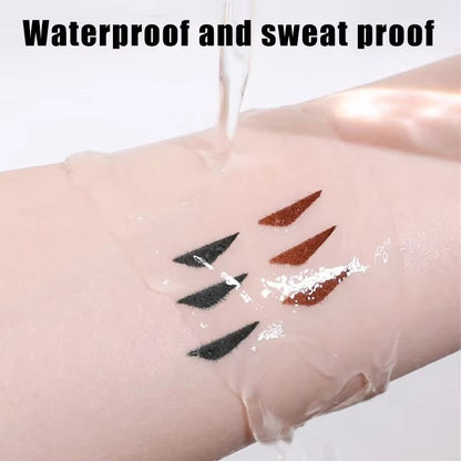 Lazy DualHead Eyeliner Stamp  Waterproof FastDrying Liquid Liner Pen 2