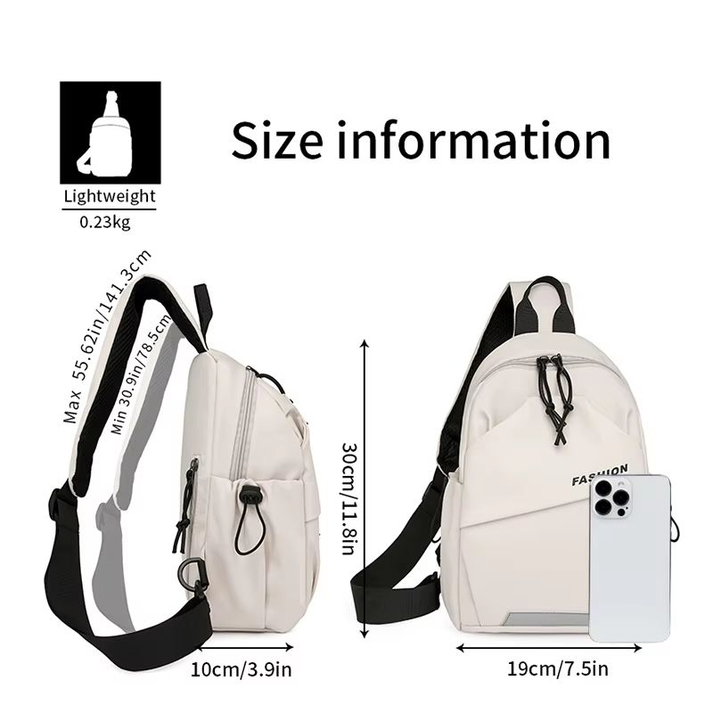 UrbanFlex Nylon Messenger  Chest Bag  Lightweight Adjustable And Built For Everyday Adventure 1