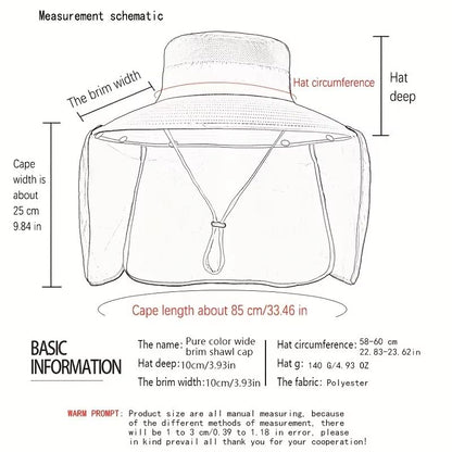 TrailGuard Mens WideBrim Sun Hat With Neck Shade  Breathable Outdoor Fishing  Hiking Hat 1