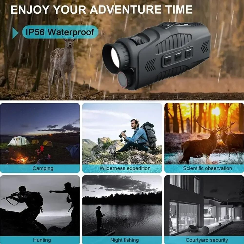 R11 Infrared Night Vision Monocular With 1080P Resolution 5X Digital Zoom And 300M Range 4