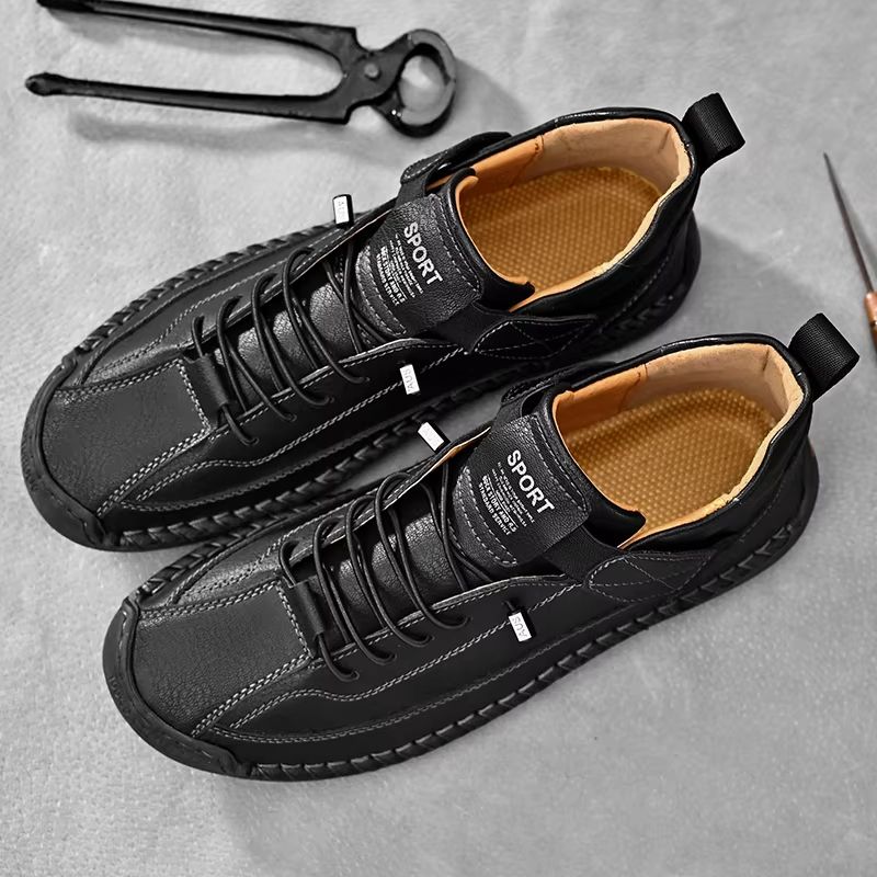 Handmade Leather Mens Loafers  Casual SlipOn Breathable Moccasins With Fashion Comfort 2