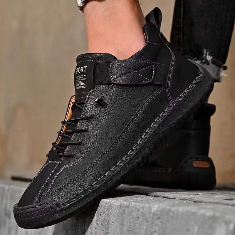 Handmade Leather Mens Loafers  Casual SlipOn Breathable Moccasins With Fashion Comfort 4