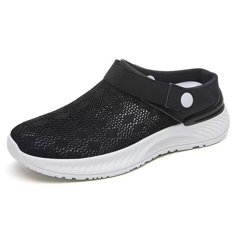 2025 Summer Womens Mesh SlipOn Slippers  Casual Breathable HalfSupport Shoes 6