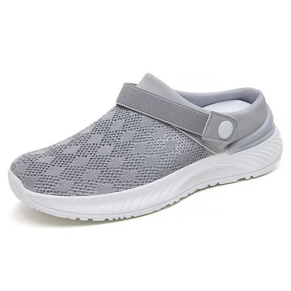 2025 Summer Womens Mesh SlipOn Slippers  Casual Breathable HalfSupport Shoes 9