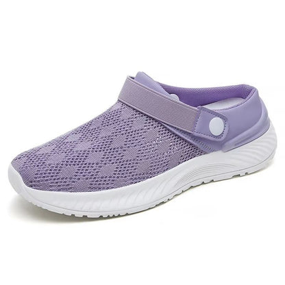 2025 Summer Womens Mesh SlipOn Slippers  Casual Breathable HalfSupport Shoes 8