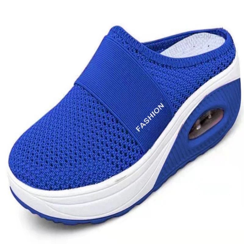 Women Wedge Sandals Open Toe Slip On Slippers 4